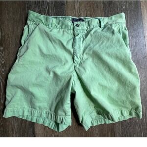 Southern Tide Heritage Chino Shorts Mens 35 Mint Green Cotton Casual Preppy 2795